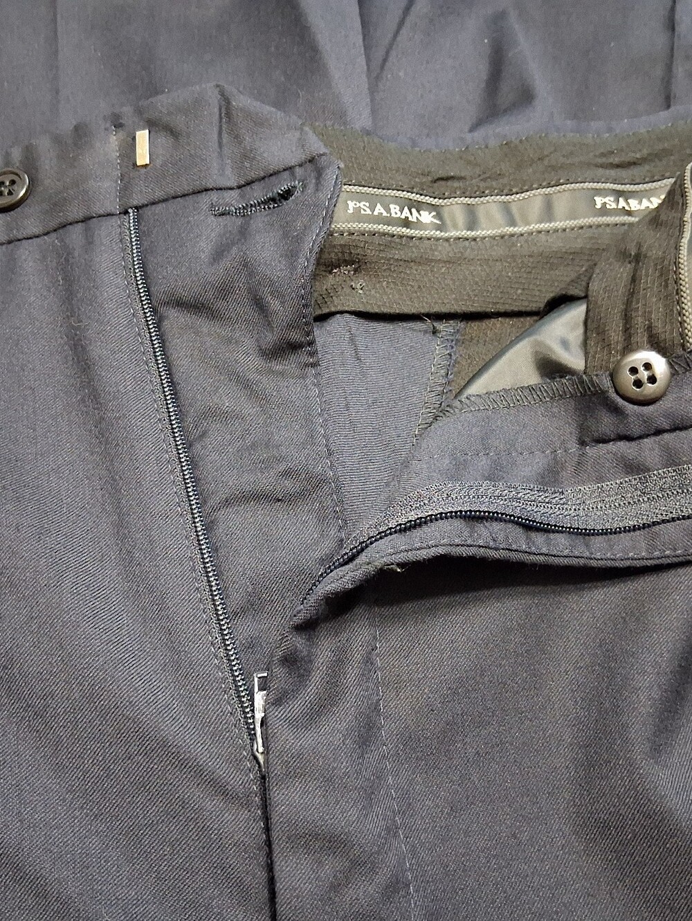 Jos A Bank "Gordon" Full Suit In Navy 100% Wool Top 41RG Slacks 35 RG - Picture 12 of 14